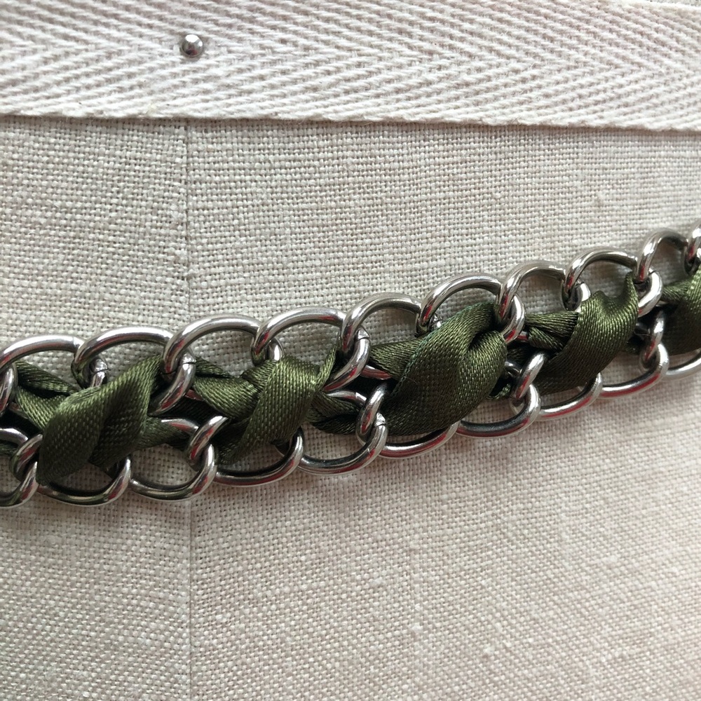 Y2K Express Ribbon Double Cain Link Belt - Picture 5 of 5